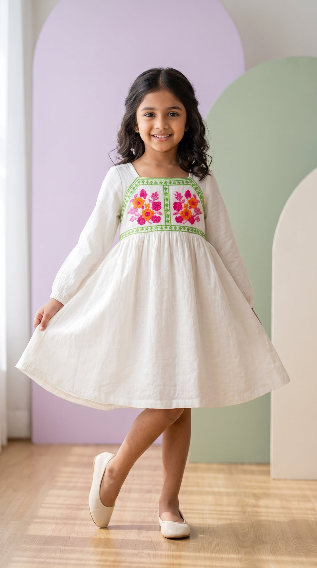 Floral Garden Cotton Dress