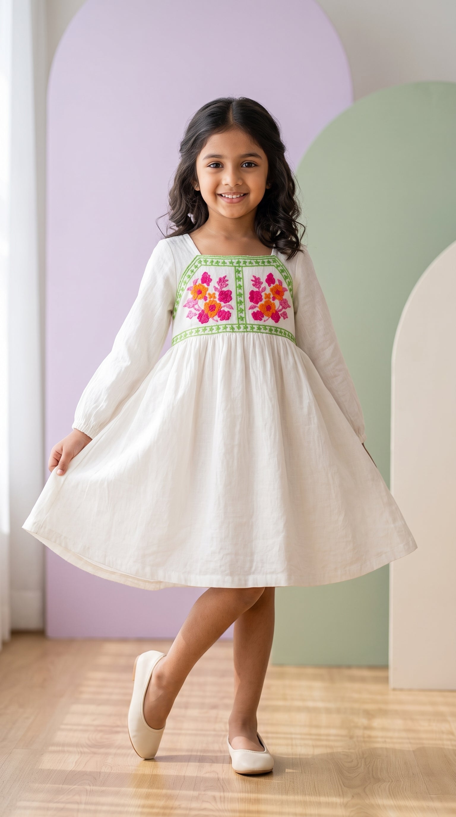 Floral Garden Cotton Dress